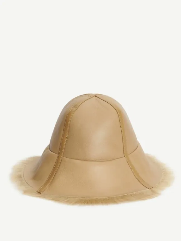 Fashion Sheelan Shearling Hut Hats & Gloves